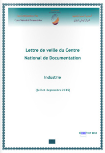 Publication de la lettre de veille CND Maraacid "industrie" Publication de la lettre de veille CND Maraacid "industrie"