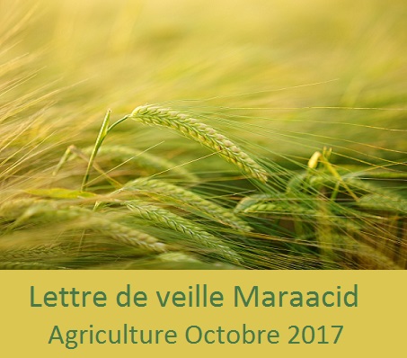 Lettre de veille CND Maraacid Agriculture Octobre 2017